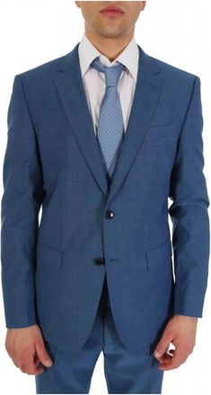 HUGO BOSS H-Huge-MM-224 Blazer - Heren - Blazers - Blauw - 3XL - Wol - Jassen