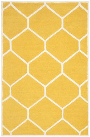 Safavieh Alfombra lana dorato/neutrale 122 x 183 cm