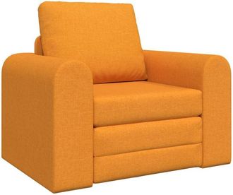 vidaXL Sofa Bed Dark yellow 98 x 71 x 83 cm Fabric Vidaxl