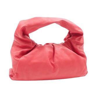 Bottega Veneta Pre-owned Vintage Schoudertas - Dames - Pre-owned - Rood - Maat: ONE Size Leer