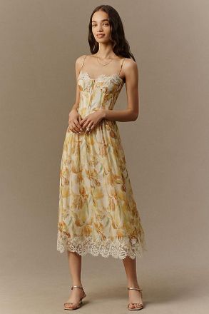 Bardot Ashta Lace-Trim Maxi Dress