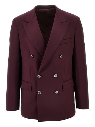 Mars&eacute;m double-breasted jacket - Purple