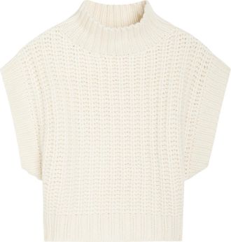 Skiim Roe Cashmere Vest - Off White - S (UK8-10 / S)