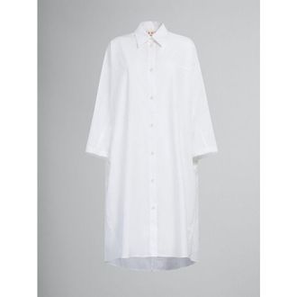 Marni Womens White Oversized Shirt Dress, Size 10