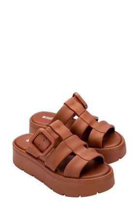 Melissa Pump Platform Sandal in Brown at Nordstrom, Size 10