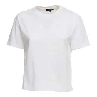 Fay T-Shirts, male, White, Size: M Crewneck Short-Sleeve Top