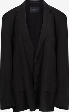 Balenciaga Fliessender Oversize-Blazer aus Lyocell