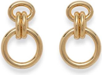 LADY GREY Mina Sterling Silver Plate Drop Earrings in Gold at Nordstrom