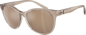 A|X Armani Exchange AX4144SU 83447P Womens Sunglasses Brown Size 54