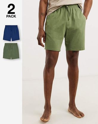 Jacamo 2 Pack Jersey Shorts