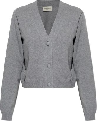 Officine G&eacute;n&eacute;rale Serena Cardigan - Dames - Vesten - Grijs - L - Katoen - Truien & Vesten