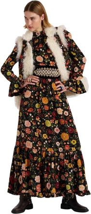 La DoubleJ Visconti Jurk - Dames - Maxi kleedjes - Veelkleurig - XS - Kleedjes