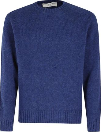 FILIPPO DE LAURENTIIS Trui met ronde hals - Blauw