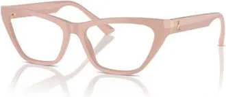 Jimmy Choo London 54mm Cat Eye optical glasses in Pink at Nordstrom
