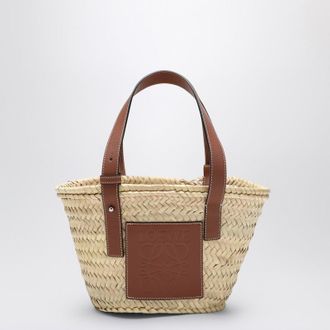 Loewe Small Basket Bag In Leaf And