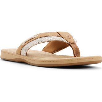 Sperry Top-Sider Sealfish Flip Flop in Light Brown at Nordstrom Rack, Size 7.5