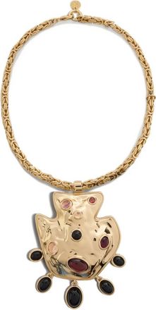 La DoubleJ Collana The Energy Amulet con pietre - SOLID GOLD