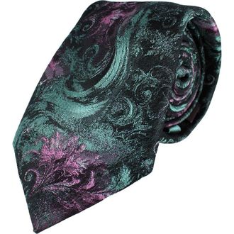 Trafalgar Store The Arcane Storm Silk Novelty Necktie in Multiple at Nordstrom
