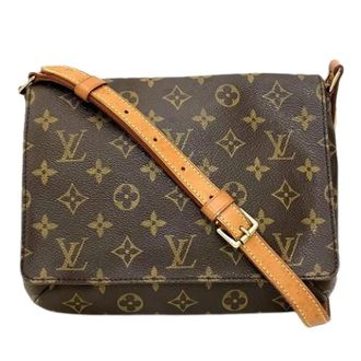 Louis Vuitton Pre-owned Cross Body Bags, male, Brown, Size: ONE SIZE Pre-owned Monogram Canvas Shoulder Bag