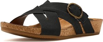 S&ouml;fft Grainger Womens Sandals Black Suede : 8.5 B - Medium, Synthetic