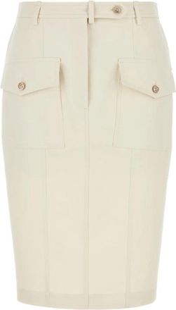 Tom Ford Korte Rok - Dames - Korte rokken - Wit - S - Katoen - Rokken