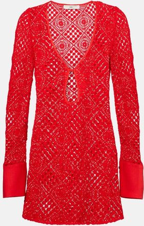 Sir. Abito corto Rayure in crochet di cotone