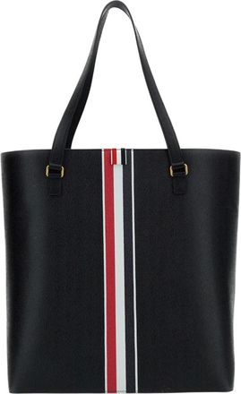 Thom Browne Black RWB-stripe Large Tote