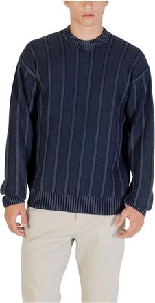HUGO BOSS Heren, Truien, Blauw, Maat: S Katoen