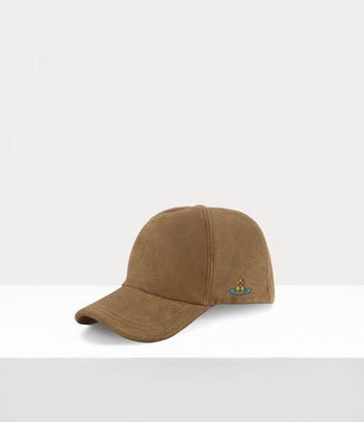 Vivienne Westwood Baseball Cap Cotton Baby Corduroy Tobacco L/XL Unisex