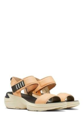 Sorel Womens Explorer Blitz Stride Sandal In Faded Spark, Glove Yellow