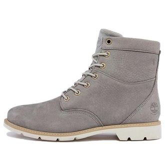 Timberland (WMNS) Timberland Campton 6 Inch Waterproof Wide-Fit Boots Grey Nubuck A2D75W