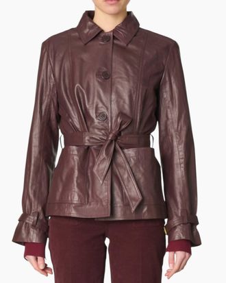 Vanessa Bruno Francisco Jacket In Bordeux