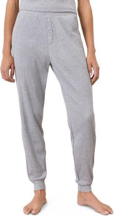 Pact Dream Rib Jogger in Heather Grey at Nordstrom, Size Xx-Large