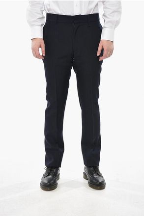 Givenchy Virgin Wool Four-Pocket Trousers with Belt Loops size 48