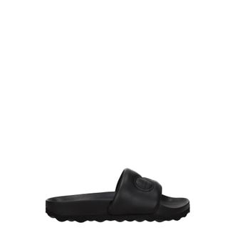 Off-white Blanco roto para mujers Zapatillas Y Zuecos Piel Negro