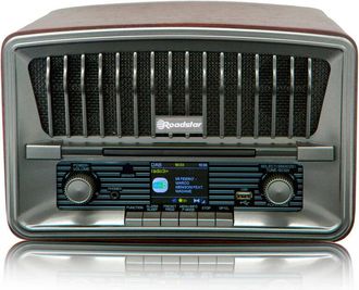 Roadstar Hra-270cd-mp3cd+bt Radio Cd Port&aacute;til Vintage Digital Dab/dab+/fm Reproductor Cd-mp3 Bluetooth Usb, Mando Distancia Madera - Madera
