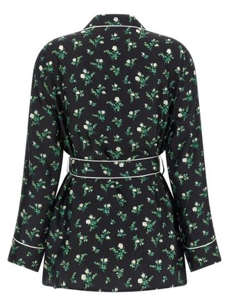 Dolce & Gabbana Womens Black Silk Blouse