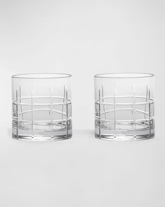 Orrefors Street 8 oz. Old Fashioned Glasses, Set of 2