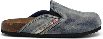 Diesel D-Woodstock-Denim mules - Moccasins and Mules - Man - Blue