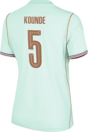Nike Jules Kound&eacute; France National Team 2026 Stadium Away Nike Womens Dri-FIT Soccer Jersey in Green | NN203949132-FFF