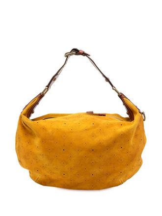 Louis Vuitton 2005 Monogram Suede Onatah GM hobo bag - Yellow