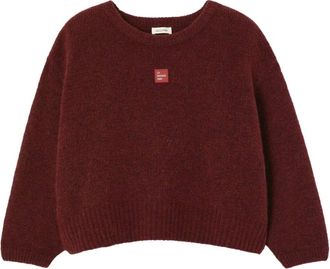 American Vintage East Sweater - Dames - Truien - Rood - Maat: M Wol