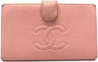 Chanel Pre-owned Wallets, female, Pink, Size: ONE SIZE Pre-owned Vintage Wallet