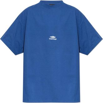 Balenciaga Hombre, Camisetas, Azul, Talla: M