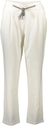 U.S.Polo Association Cotton Pant - Dames - Wijde Broeken - Wit - L - Katoen - Broeken
