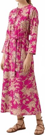 Guadalupe Design Nora Tassel Dress In Fuchsia