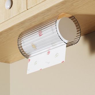 OEM Dos Soportes Transparentes Para Papel Higi&eacute;nico, Para Montaje En Pared, Para Ba&ntilde;o Y Cocina, No Requieren Perforaci&oacute;n, Se Adhieren F&aacute;cilmente, Ahorran 