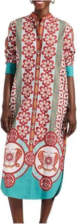 La DoubleJ Sundowner Tunic - Dames - Shirt Kleedjes - Veelkleurig - M - Kleedjes