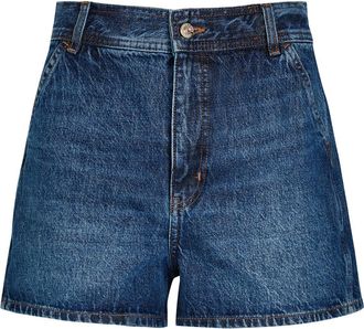 Frame Denim The Dockside Denim Shorts - Blue - 27 (W27 / UK8-10 / S)
