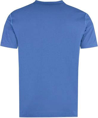 Dolce & Gabbana Mens Cotton T-Shirt Blue T-Shirts And Polos
